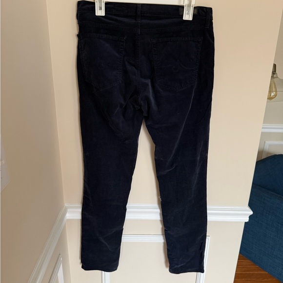 AG Adriano Goldschmied Royal Blue Corduroy The Prima Cigarette Leg Jeans Size 30 - Picture 3 of 6